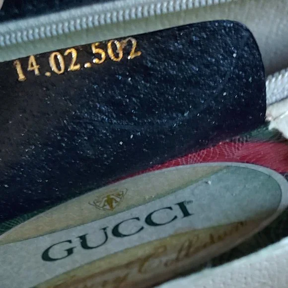 GUCCI VINTAGE Accessory Collection Convertible Envelope Clutch Purse Navy - Picture 6 of 16